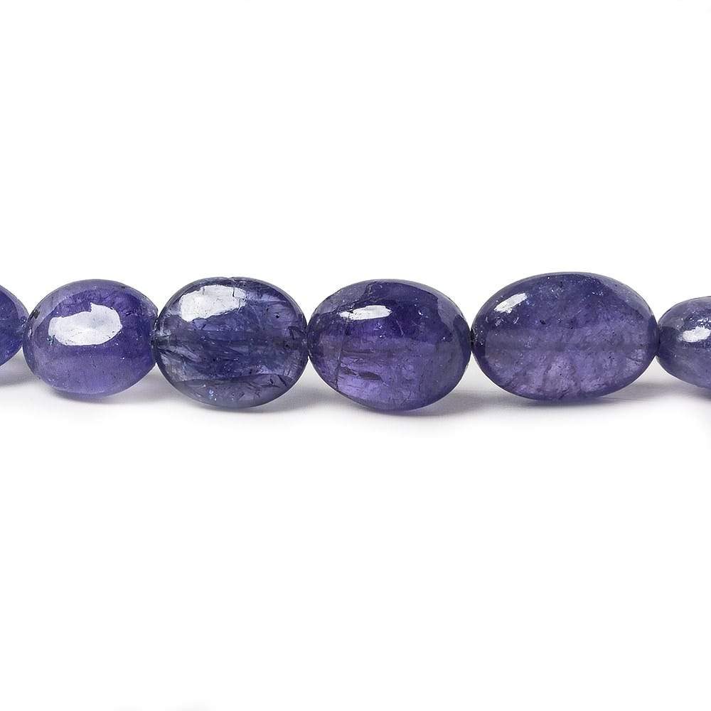 10x8-13x10mm Tanzanite plain nugget beads 17 inch 39 pieces AA Grade