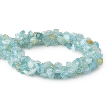 10x8-13x9mm Multi Color Beryl Plain Nugget Beads 16 inch 45 pieces