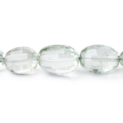 10x8-16.5x13mm Prasiolite Faceted Oval Beads 18 inch 38 pieces