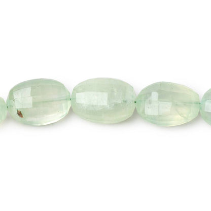 11-14mm Prehnite Faceted Oval Beads 14.5 inch 27 pieces
