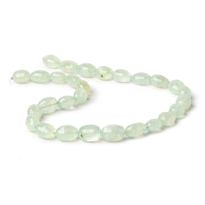11-14mm Prehnite Faceted Oval Beads 14.5 inch 27 pieces