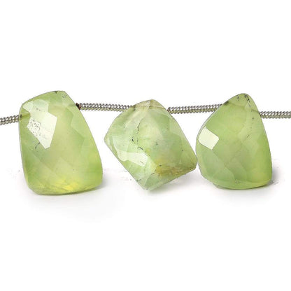 11-21mm Prehnite Top Drill Freeshape Beads 8.5 inch 15 pieces