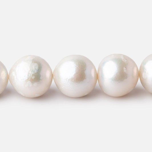 11.5-13.5mm Off White Baroque Freshwater Pearls 16 inch 32 beads