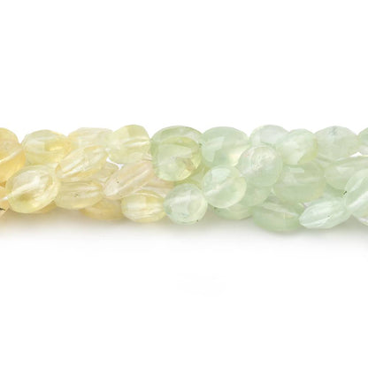 7-9mm Shaded Prehnite Faceted Oval Beads 14.5 inch  42 pieces