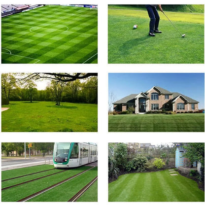 3FT X 33FT (99 Square FT) Artificial Grass Deluxe Synthetic Thick Lawn Pet Turf for Garden Backyard Patio Balcony Indoor/Outdoor