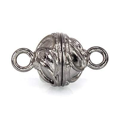 11mm Black Gold plated Copper Magnetic Clasp 1 piece