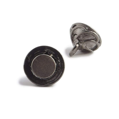 11mm Black Gold plated Copper Magnetic Clasp 1 piece