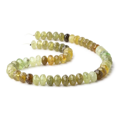 11mm Grossular Garnet faceted rondelle beads 16 inch 56 pieces