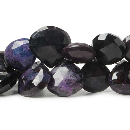 11x11-16x16mm Sugilite Faceted Heart Briolettes 8 inch 37 pieces
