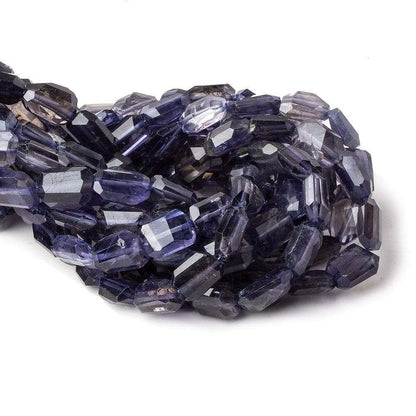 11x7mm Iolite Faceted Nugget Beads 8 inch 22 pieces AA