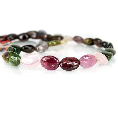 11x7x4-15x8x7mm Multi color Tourmaline Plain Nuggets 33 pcs