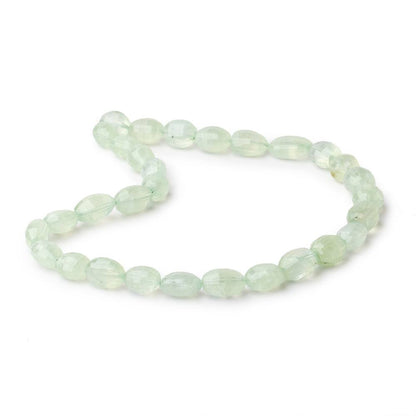 11x8-14x9mm Prehnite Faceted Oval Beads 14 inch 31 pieces