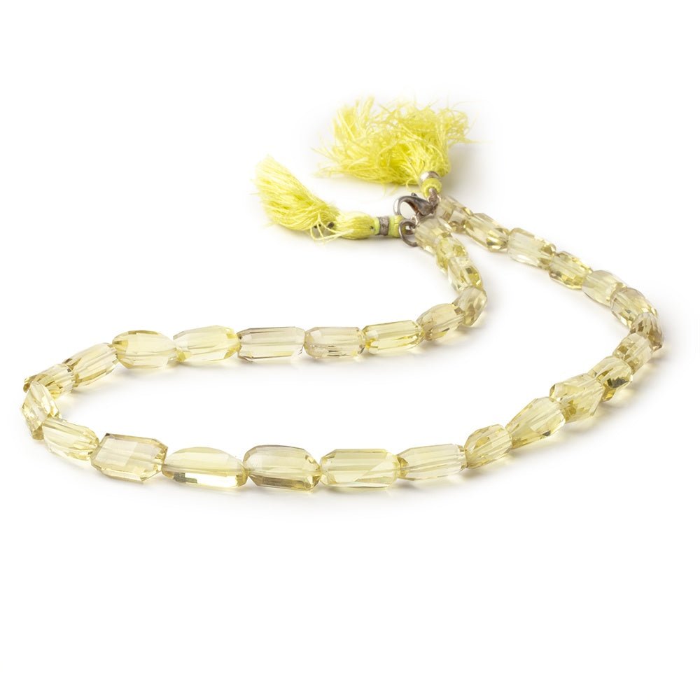 11x8-15x11mm Lemon Quartz Faceted Nuggets 18 inch 33 Beads AA
