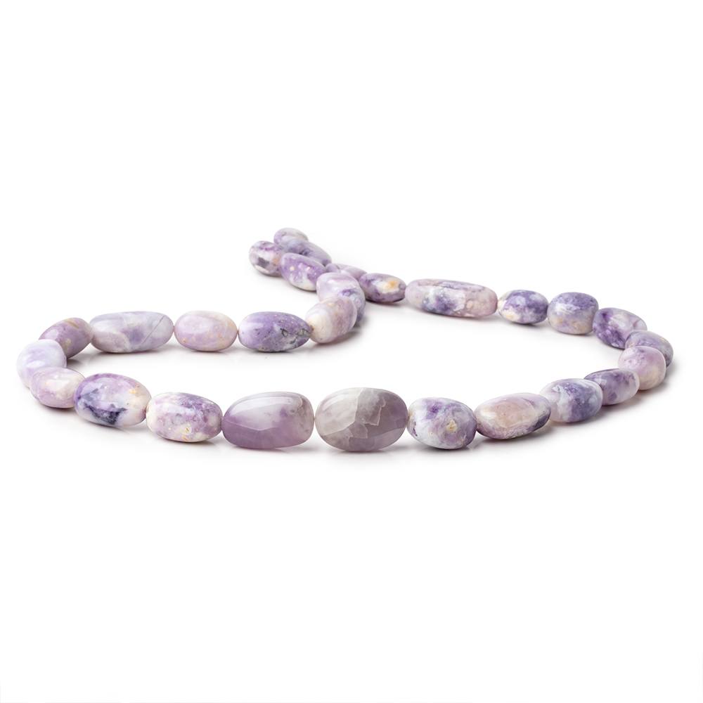 11x8-19.5x13.5mm Morado Purple Opal Plain Nugget Beads 18 inch 29 pieces AA