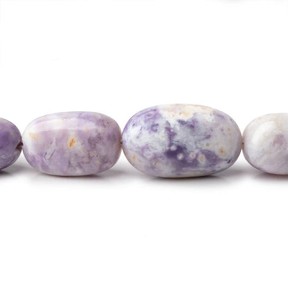 11x8-19.5x13.5mm Morado Purple Opal Plain Nugget Beads 18 inch 29 pieces AA