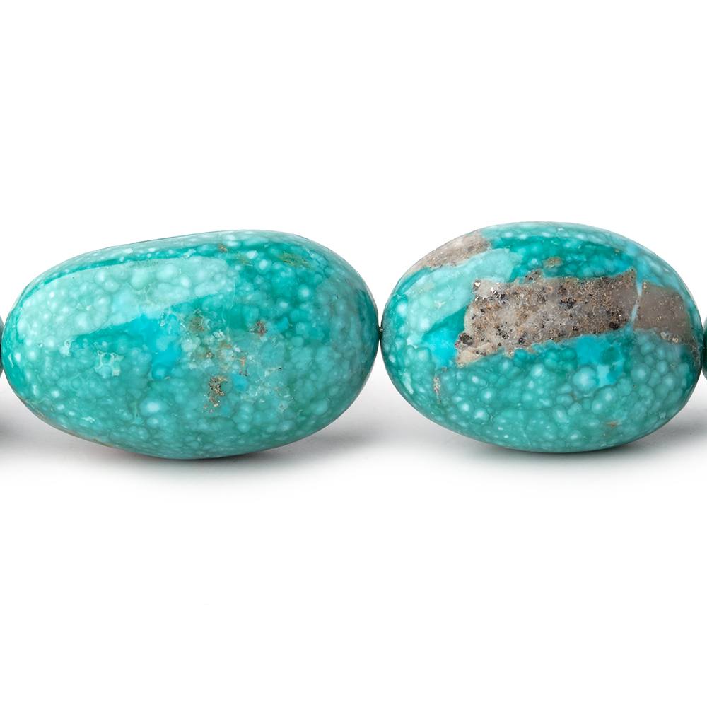 11x8-27x16mm Sleeping Beauty Turquoise Plain Nuggets 18 inch 27 Beads