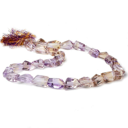 11x9-17x8mm Ametrine Faceted Nugget Beads 16 inches 30 pieces AAA