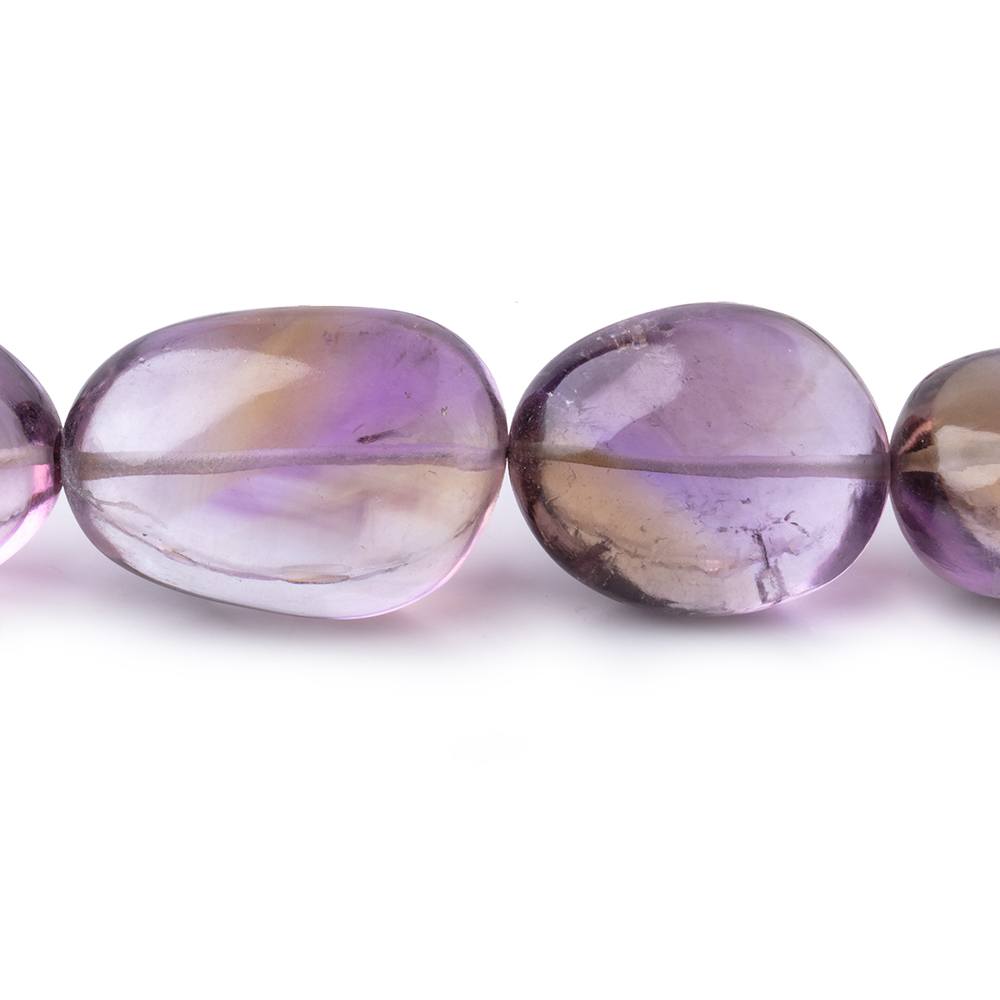 11x9-26x19mm Ametrine Plain Nugget Beads 19 inch 25 pieces AAA