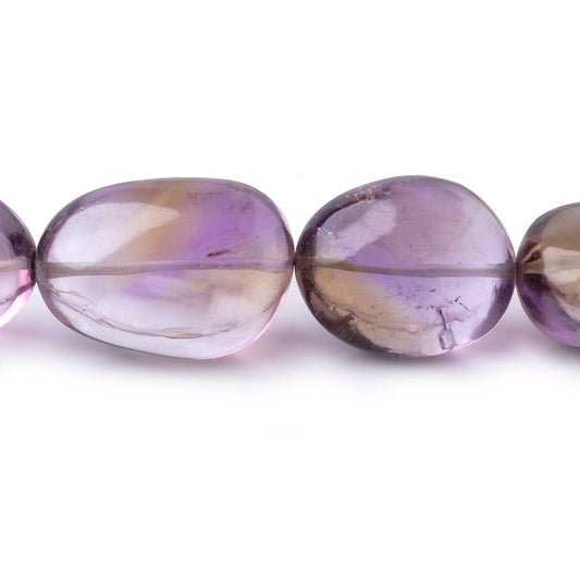 11x9-26x19mm Ametrine Plain Nugget Beads 19 inch 25 pieces AAA