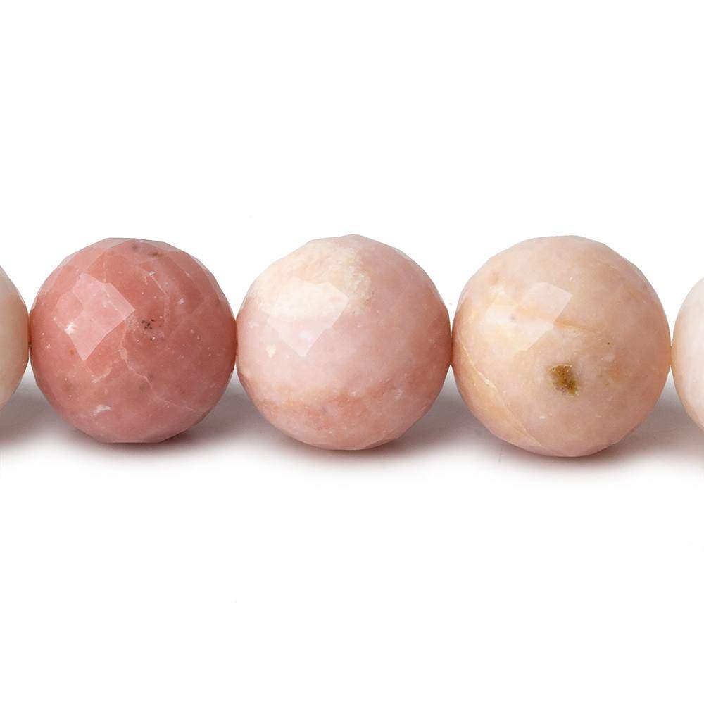 12-13mm Peruvian Pink Opal Faceted Rounds 15 inch 32 pieces