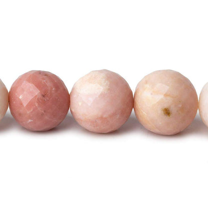 12-13mm Peruvian Pink Opal Faceted Rounds 15 inch 32 pieces