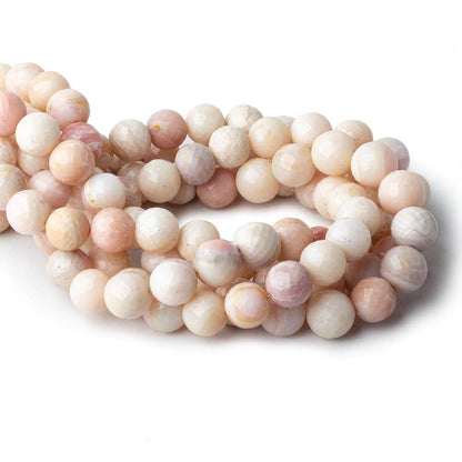 12-13mm Peruvian Pink Opal Faceted Rounds 15 inch 32 pieces