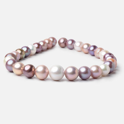 12-16mm Multi Color Baroque Freshwater Pearls 16 inch 30 pieces AA