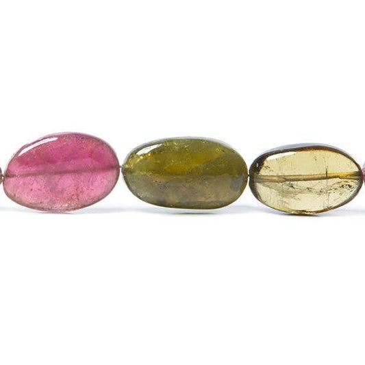 12-16mm Multi Color Tourmaline Tumbled Nugget