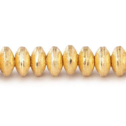 6mm Brushed Disc Beads