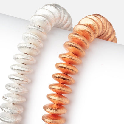 12mm Brushed Disc Beads