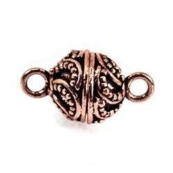 12mm Copper Round Magnetic Clasp *DISCONTINUED*