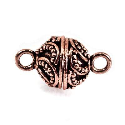12mm Copper Round Magnetic Clasp *DISCONTINUED*