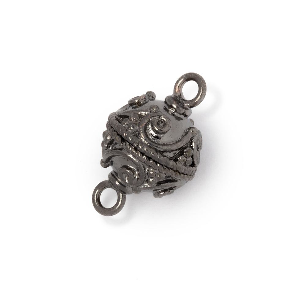 12mm Swirl Design Magnetic Clasp 1 piece