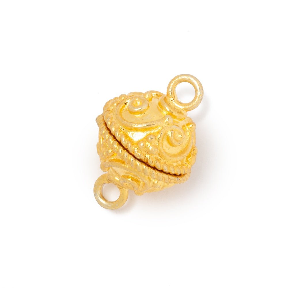 12mm Swirl Design Magnetic Clasp 1 piece