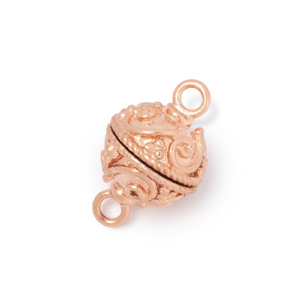 12mm Swirl Design Magnetic Clasp 1 piece