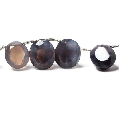 12x10-14x12mm Scapolite pavilion faceted ovals 8.25 inches 9 beads