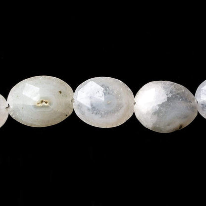 12x10-15x11mm Peacock Solar Quartz faceted oval nugget beads 8 inch 11 pieces