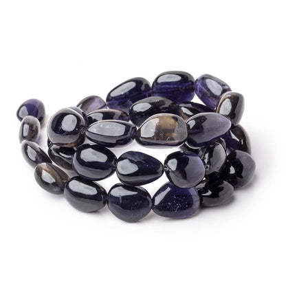 12x10-19x12mm Iolite Plain Nugget Beads 20 inch 32 pieces AAA