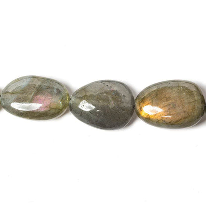 7x10-13x18mm Labradorite Plain Nugget Beads 18 inch 36 pieces