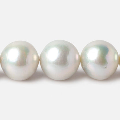 12x11-14.5x14mm Off White Off Round Freshwater Pearls 18 inch 35 pieces AA