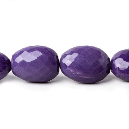 12x11-22x16.5mm Ultra Purple Charoite faceted nugget beads 19 inches 29 pieces AAA