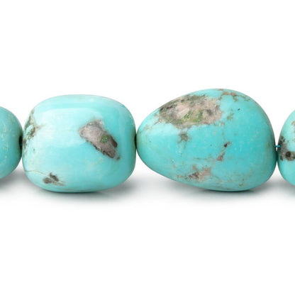 12x11-24x18mm Sleeping Beauty Turquoise Plain Nuggets 18 inch 26 Beads AAA