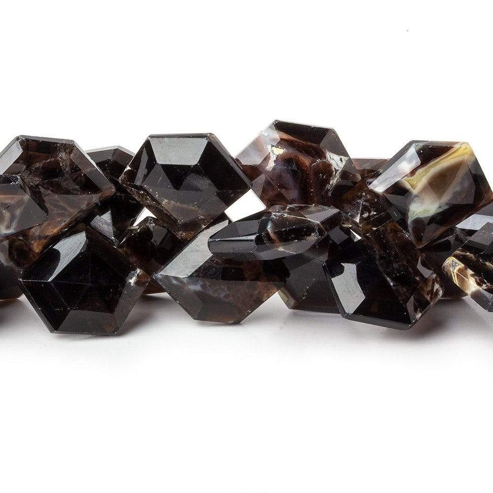 12x14-13x17mm Rapid City Jasper faceted pentagons 6 inch 38 beads AAA