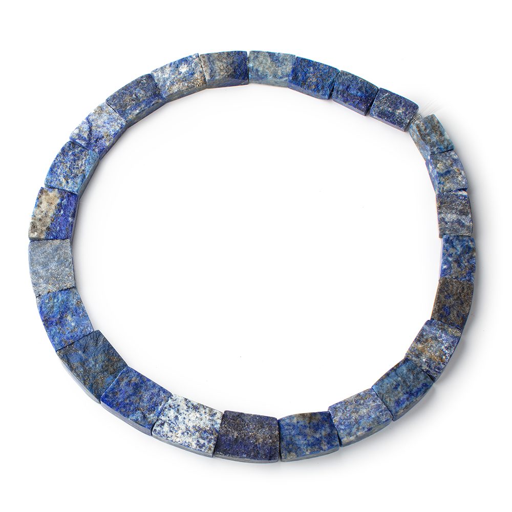 12x17-20x23mm Natural & Polished Lapis Lazuli Fancy Shape Collar 25 Beads