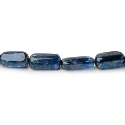 12x8-16x8mm Kyanite plain rectangular nuggets 8 inch 13 beads