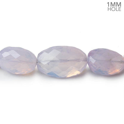 9x7-20x12mm Lavender Opal straight drilled faceted nuggets 20 inch 39 beads AA large hole