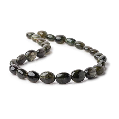 12x9-15x11mm Green Tourmaline Plain Nugget Beads 15.75 inch 27 pieces