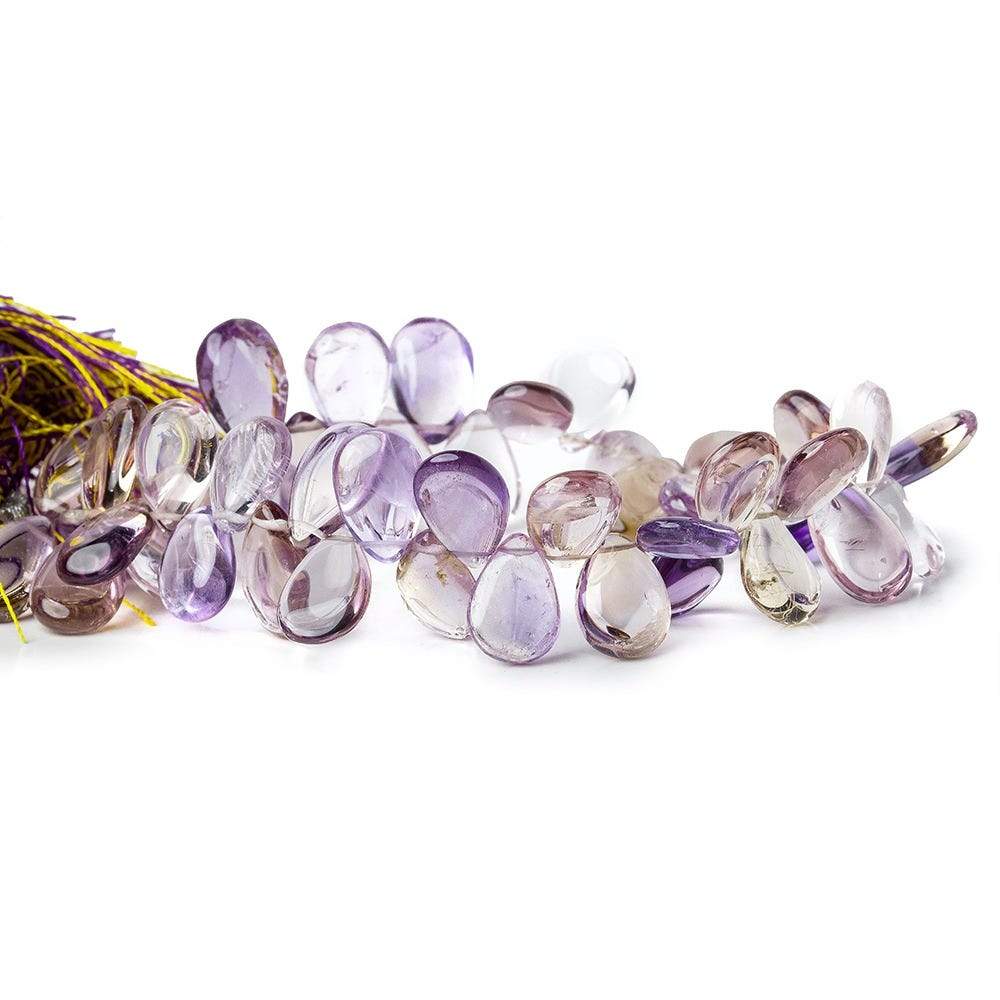 12x9-15x9mm Ametrine Plain Pear Beads 8 inch 46 pieces
