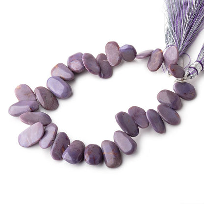 12x9-16x9mm Turkish Purple Jade Plain Freeform Beads 8 inch 27 pieces