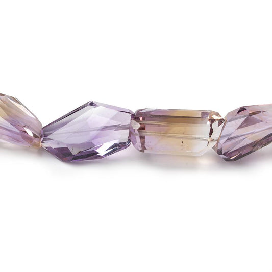 12x9-24x12mm Ametrine Faceted Nugget Beads 16 inch 25 pieces AAA